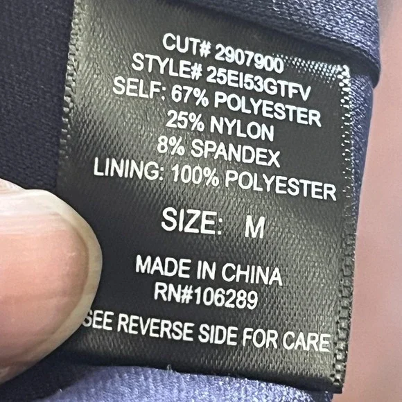 Trixxi Floral Burnout Velvet Maxi Dress M Navy Blue Asymmetrical Hem Whimsigoth - Picture 8 of 14